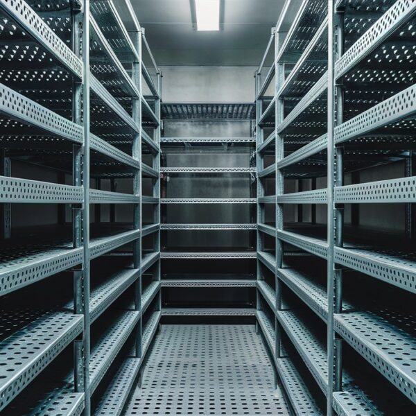 perforated shelving system